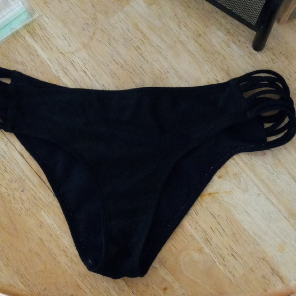 Hollister Black Strappy Bikini